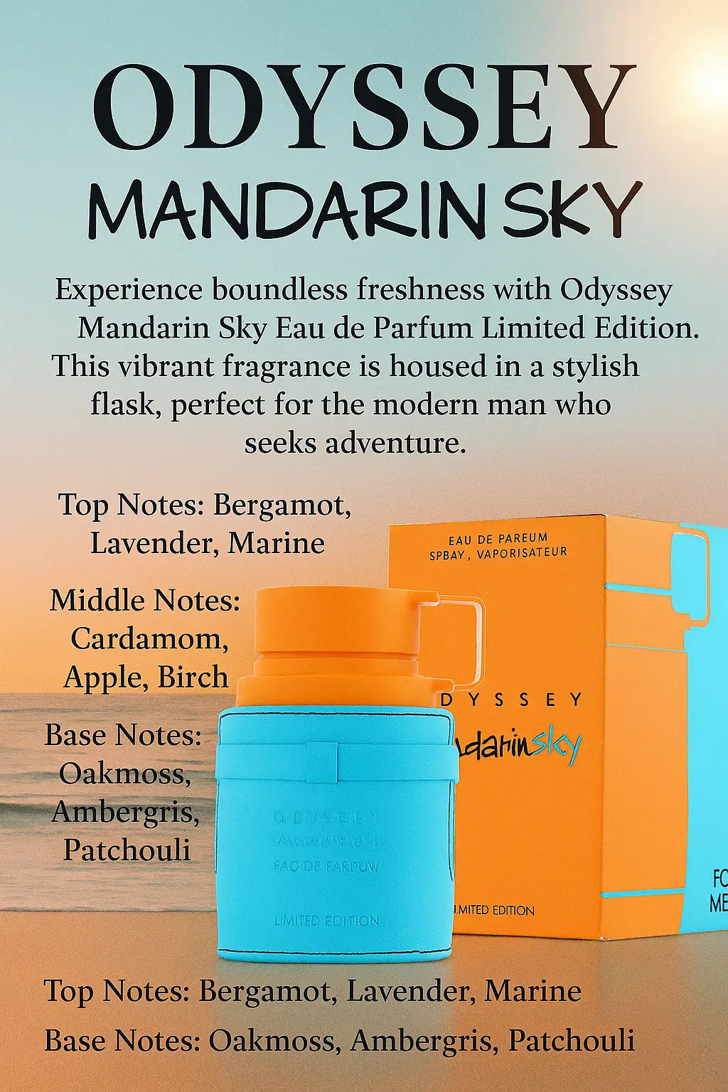 Armaf Odyssey Mandarin Sky 100ML/3.4 FL OZ Men