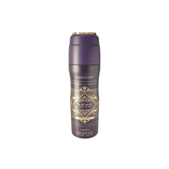 Lattafa Body Spray 200ML/6.67 FL OZ | Badee Al Oud Amethyst