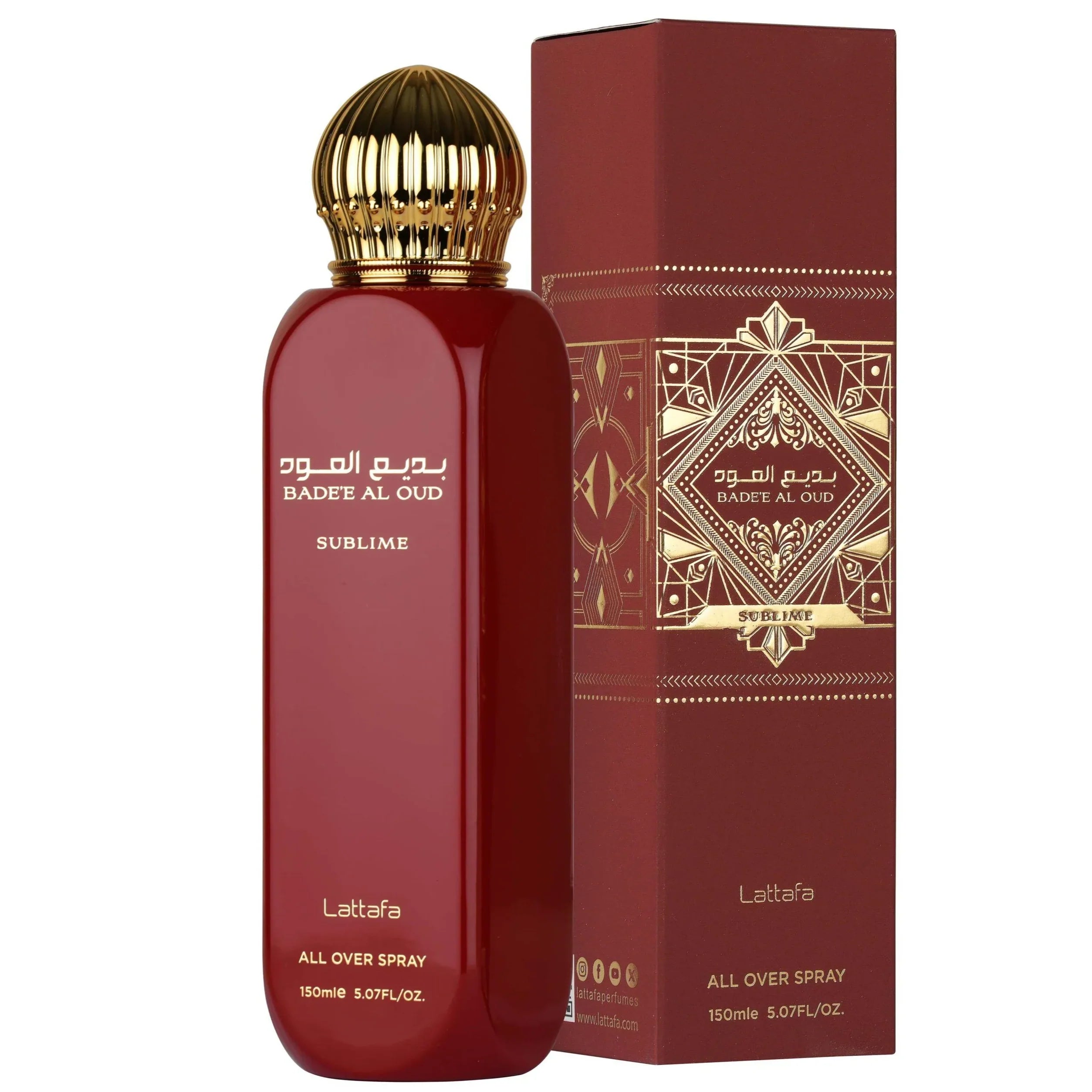 BADEE AL OUD SUBLIME 150ML ALL OVER SPRAY BY LATTAFA