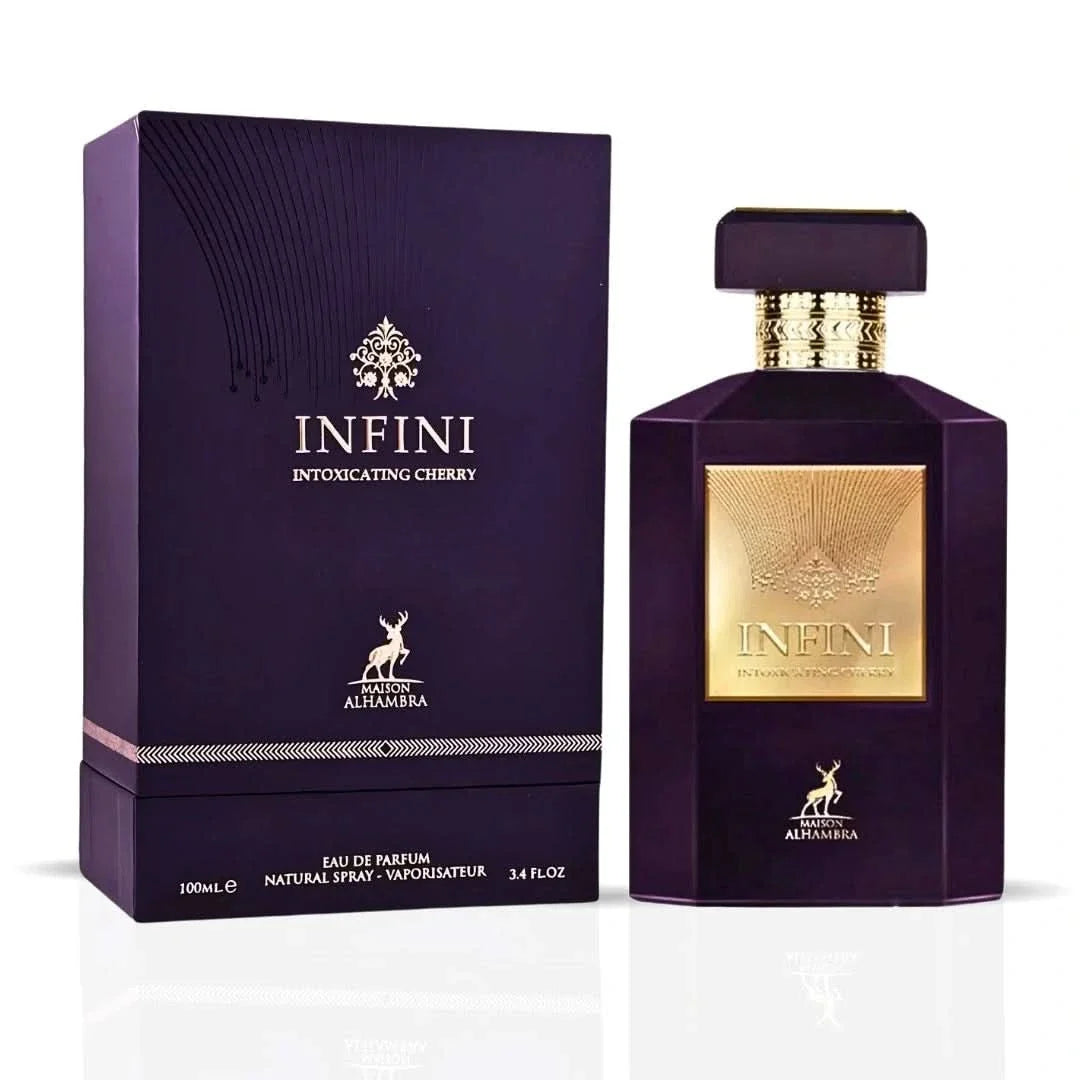 MAISON ALHAMBRA INFINI INTOXICATING CHERRY 100ML/3.4 FL OZ