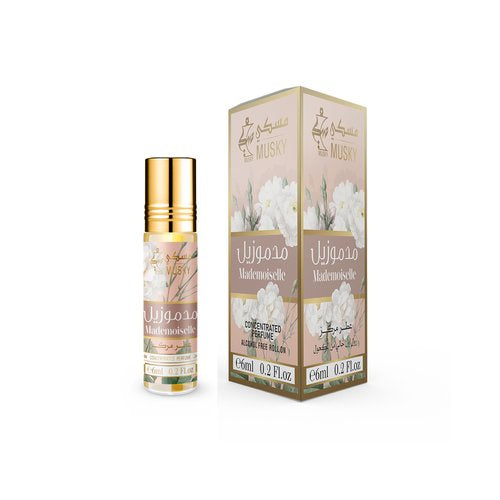 Musky Body Oil 6Ml Roll On By Damas Rose  | Mademoiselle