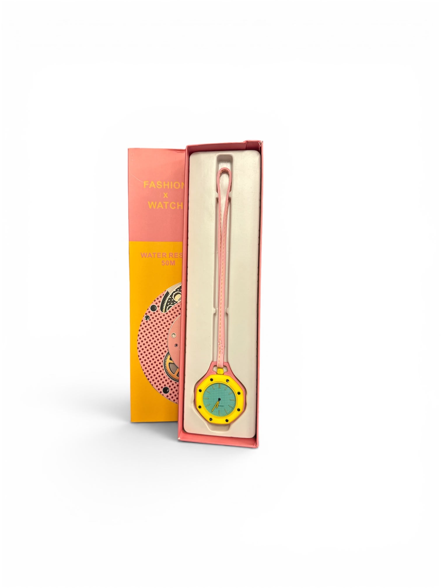 FASHION X WATCH | YELLOW-PINK