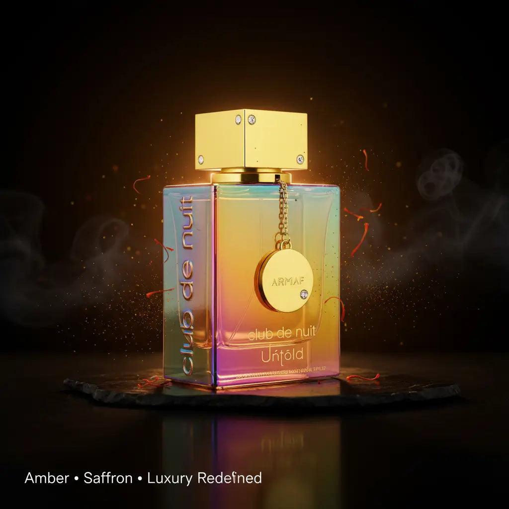 Armaf Club de Nuit Untold 105ml Eau de Parfum – Luxury Amber Saffron Fragrance (USA)