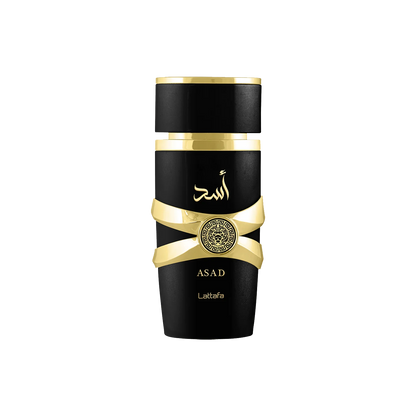 Asad perfume with black pepper, pineapple, and coffee notes