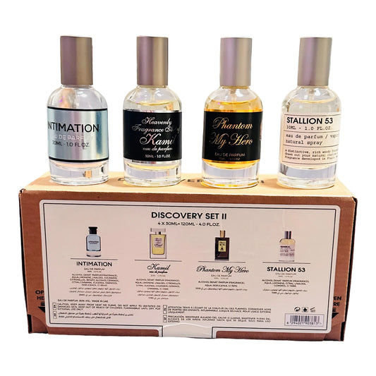 Discovery Set Ii By Emper 4 X 30Ml (Intimation/Kamil/Phantom My Hero/Stallion 53)