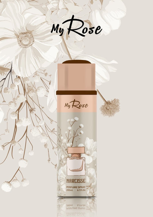 My Rose 200Ml Body Spray By Damas Rose | Narcisse