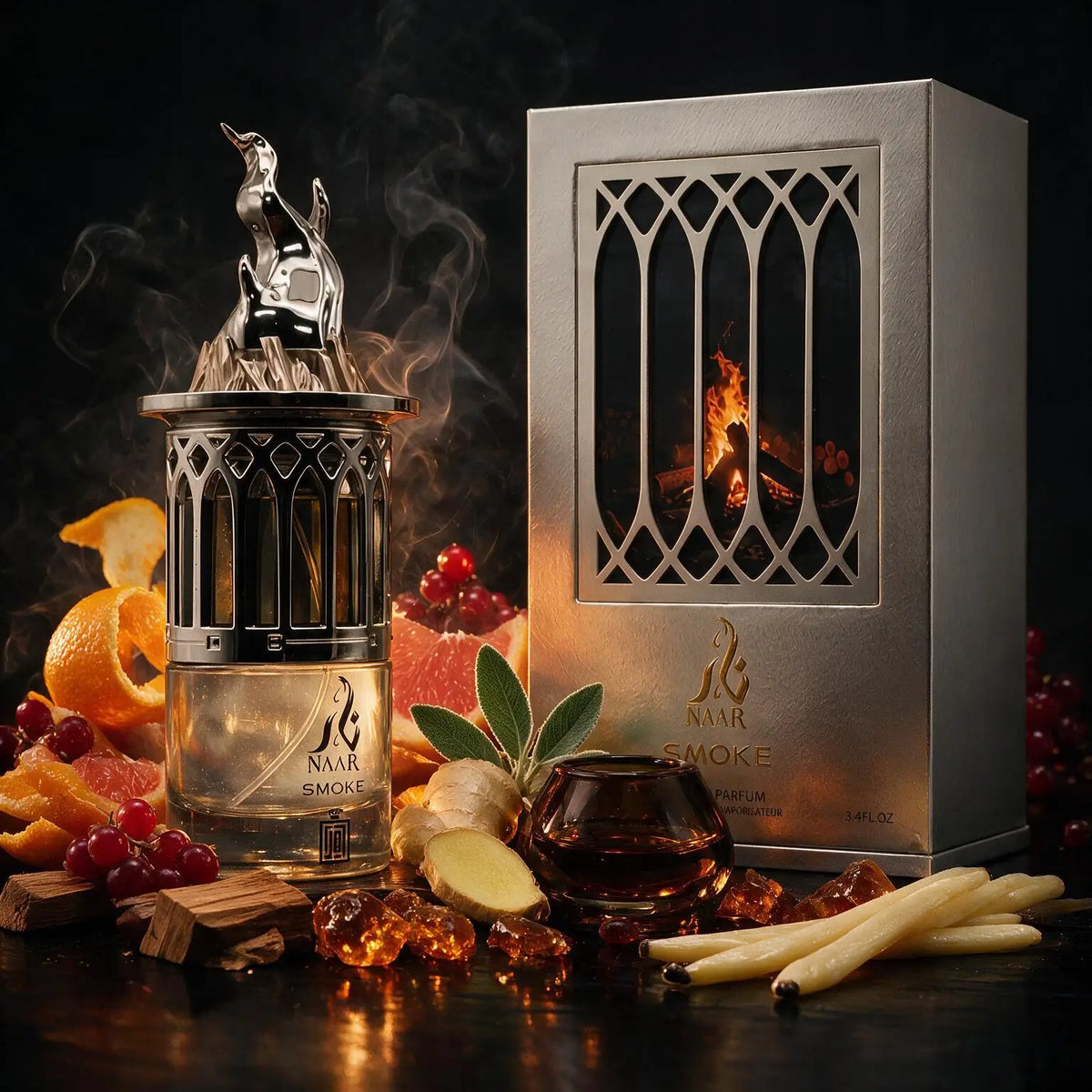 Naar Smoke Eau de Parfum Spray 100ml (3.4 oz) by Aura by Aura