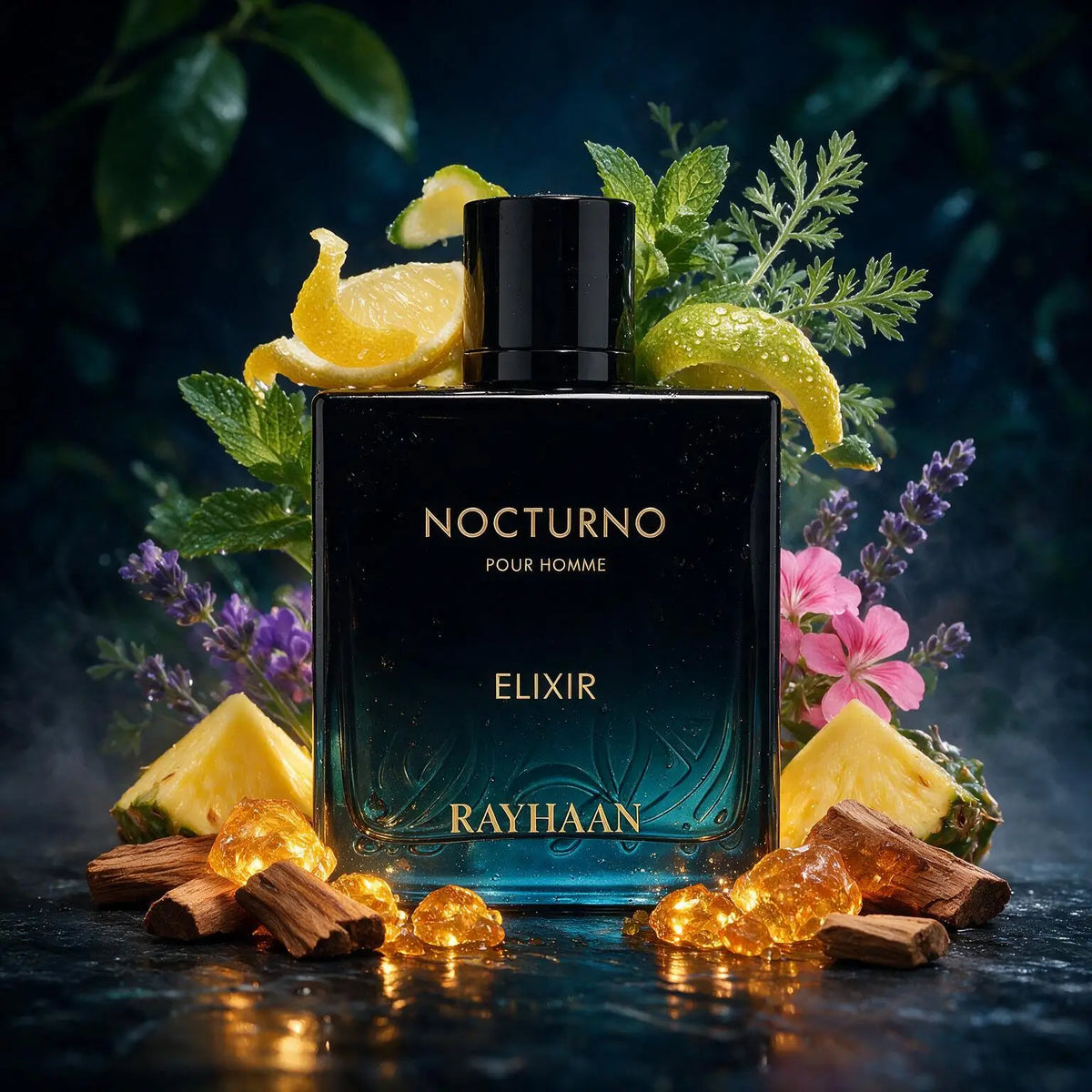 Rayhaan Nocturno Elixir Eau de Parfum Spray 100ml (3.4 oz) by Rayhaan