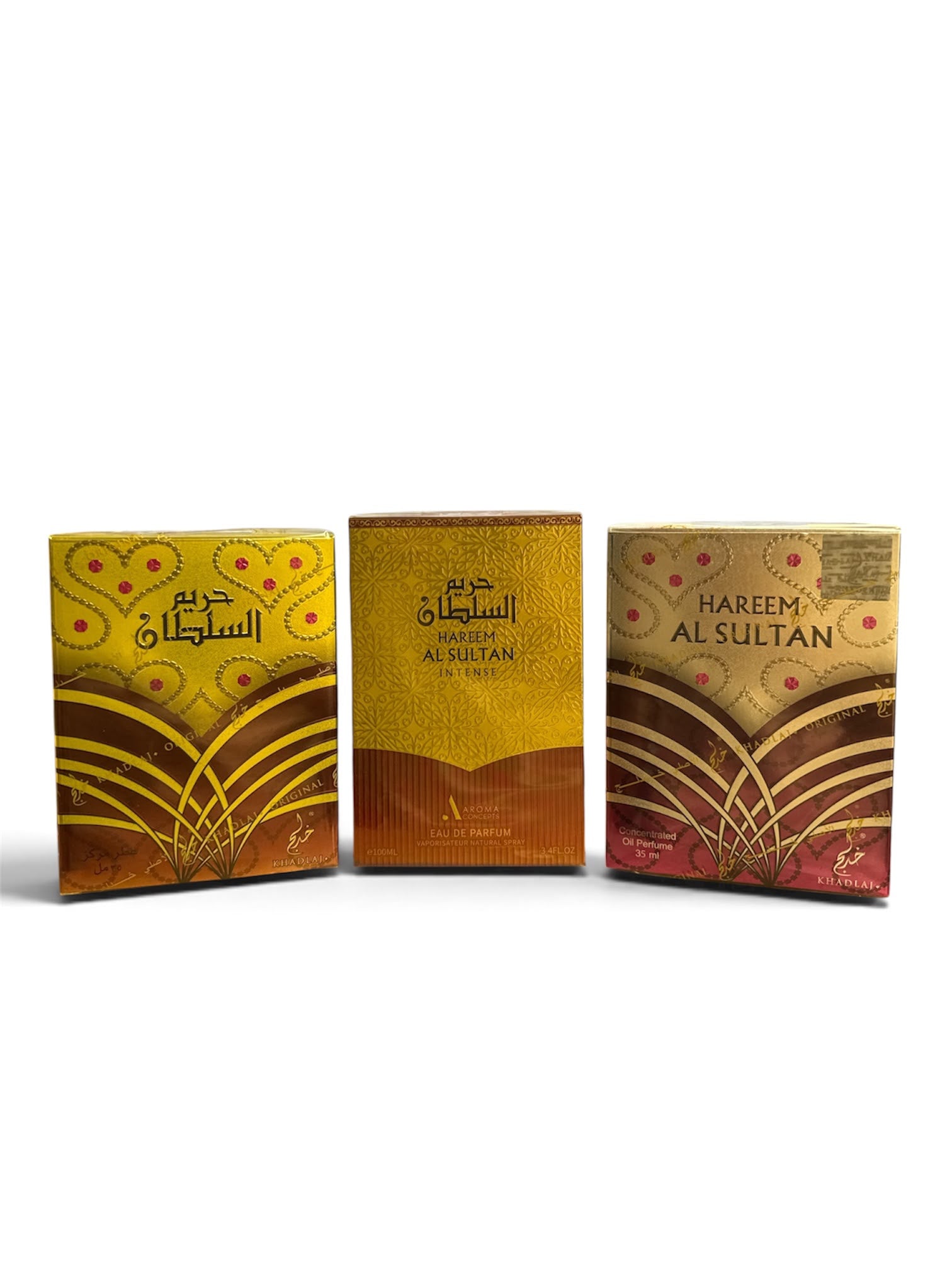 hareem al sultan bundle (silver oil, gold oil,100ml perfume)